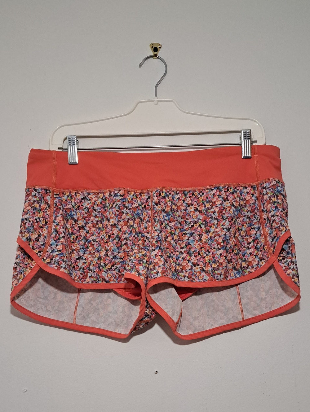 lululemon athletica Coral Floral-Print Women’s Athletic Shorts